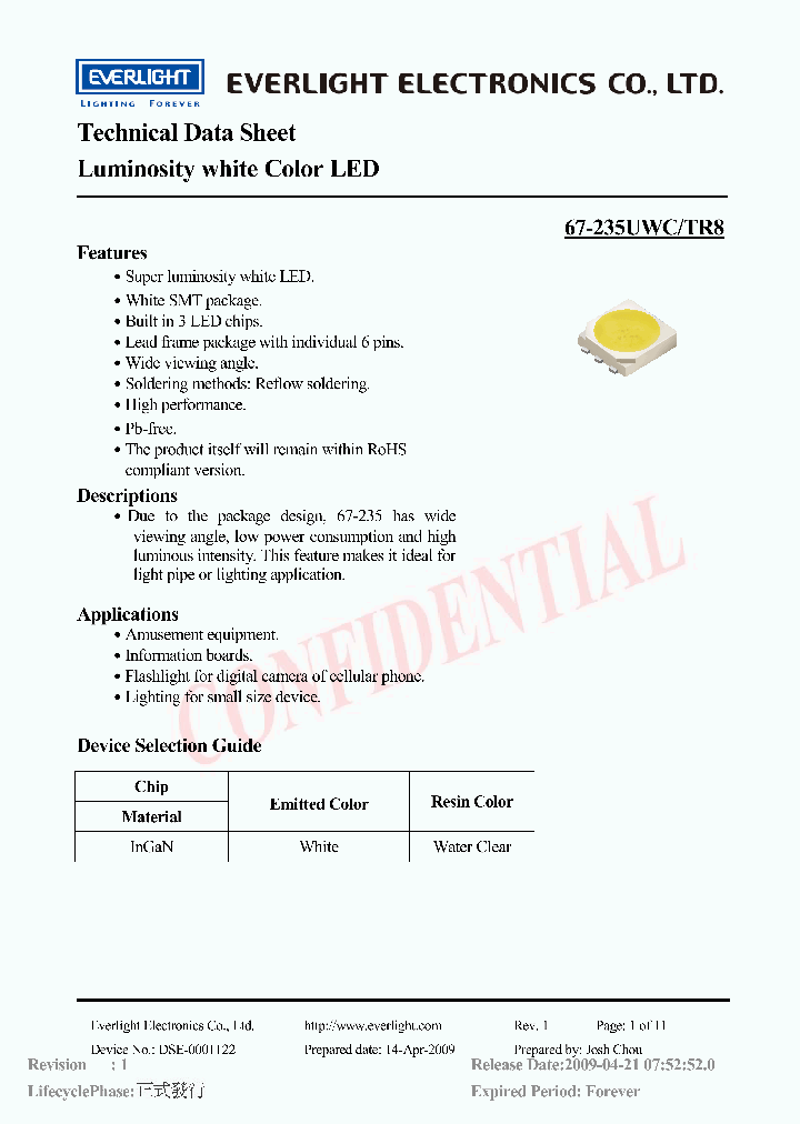 67-235UWC-TR809_757249.PDF Datasheet