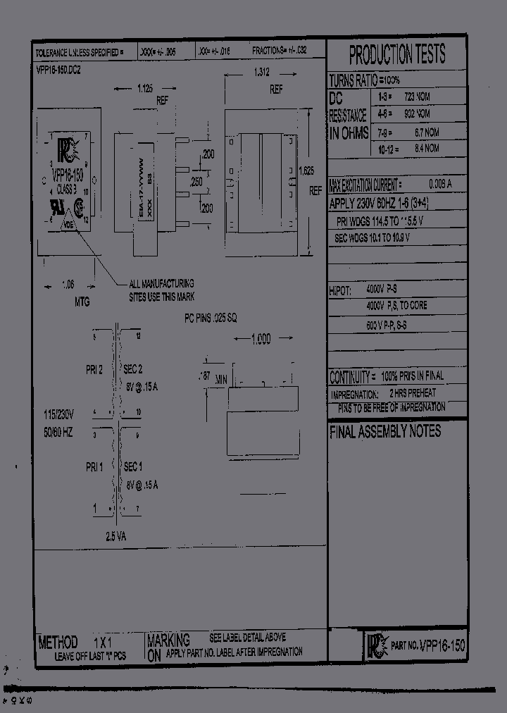 VPP16-150_757431.PDF Datasheet