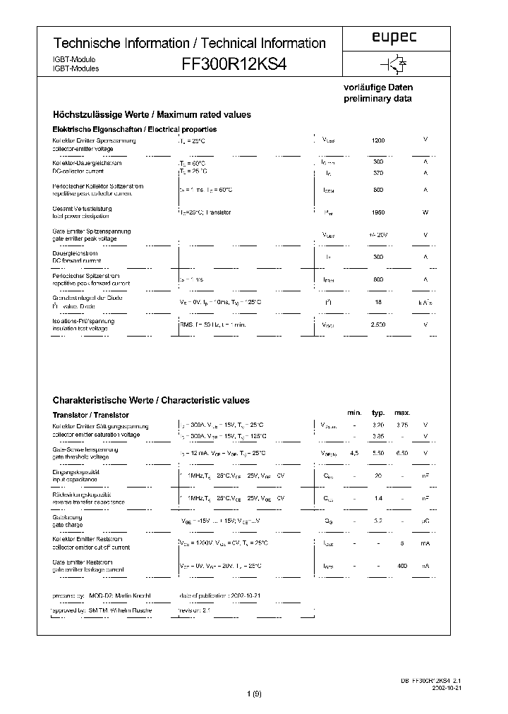 DBFF300R12KS421_402854.PDF Datasheet