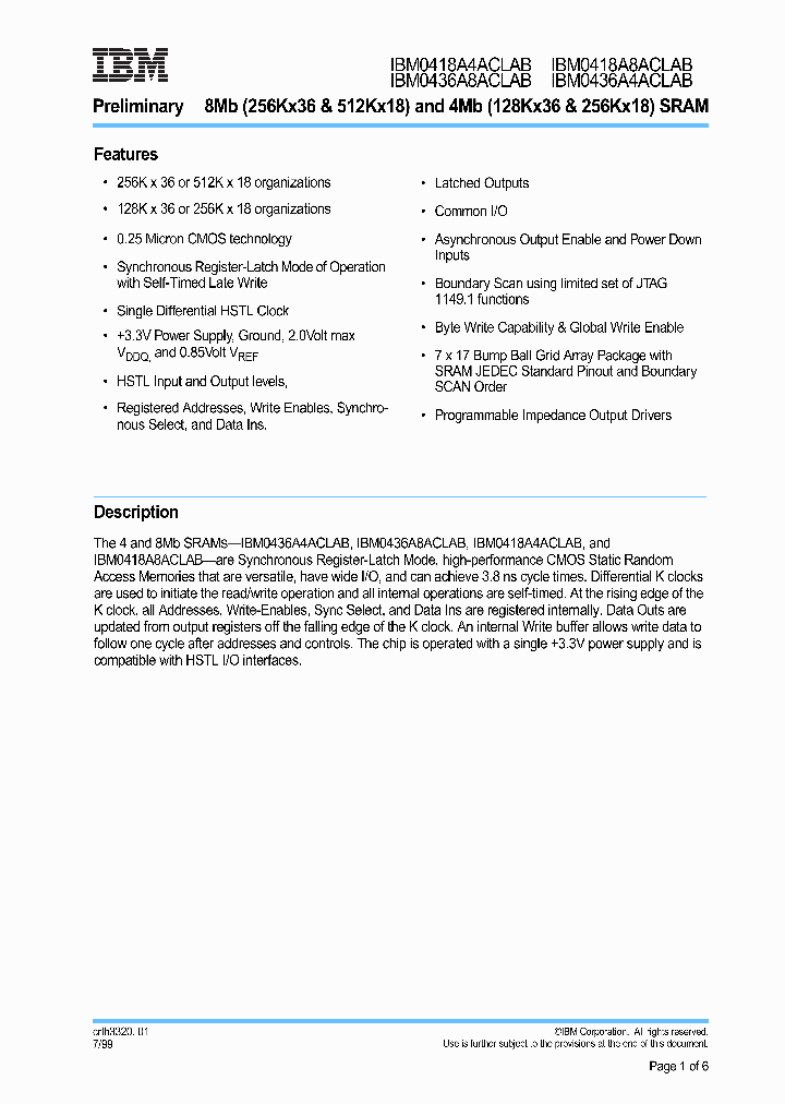 IBM0418A8ACLAB_404612.PDF Datasheet