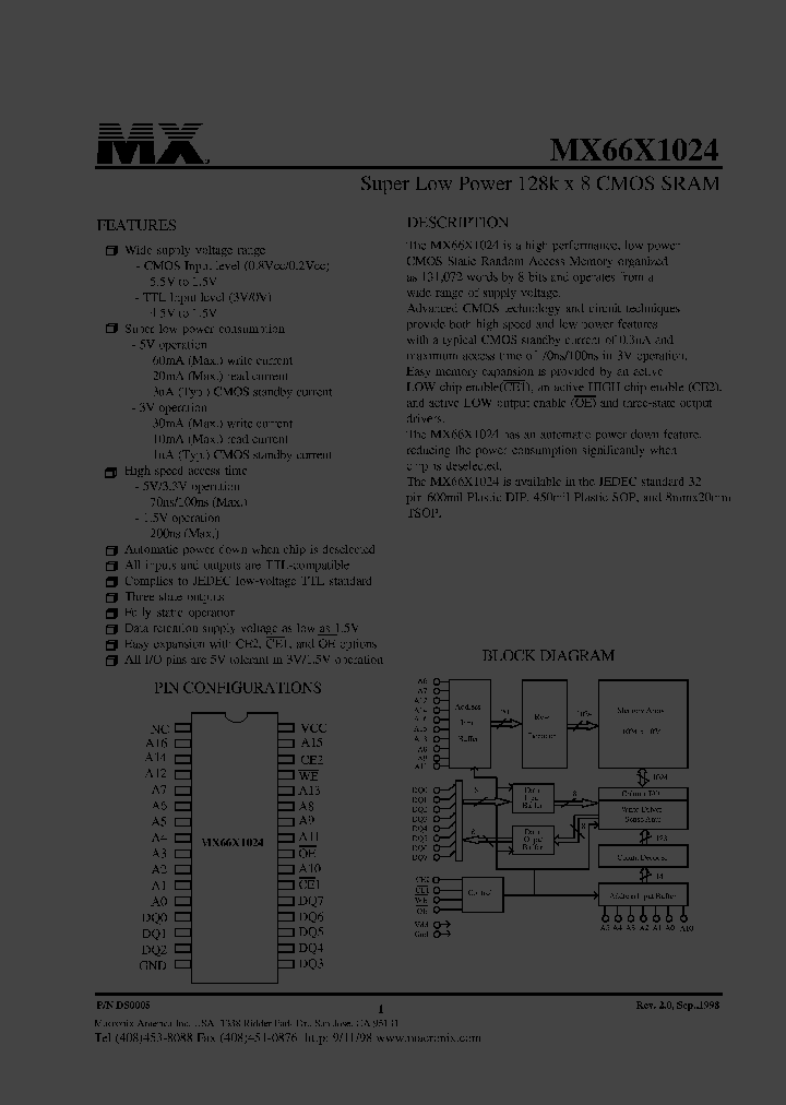 MX66X1024-25SC_407517.PDF Datasheet
