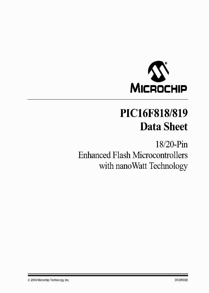 PIC16F818-EML_398765.PDF Datasheet