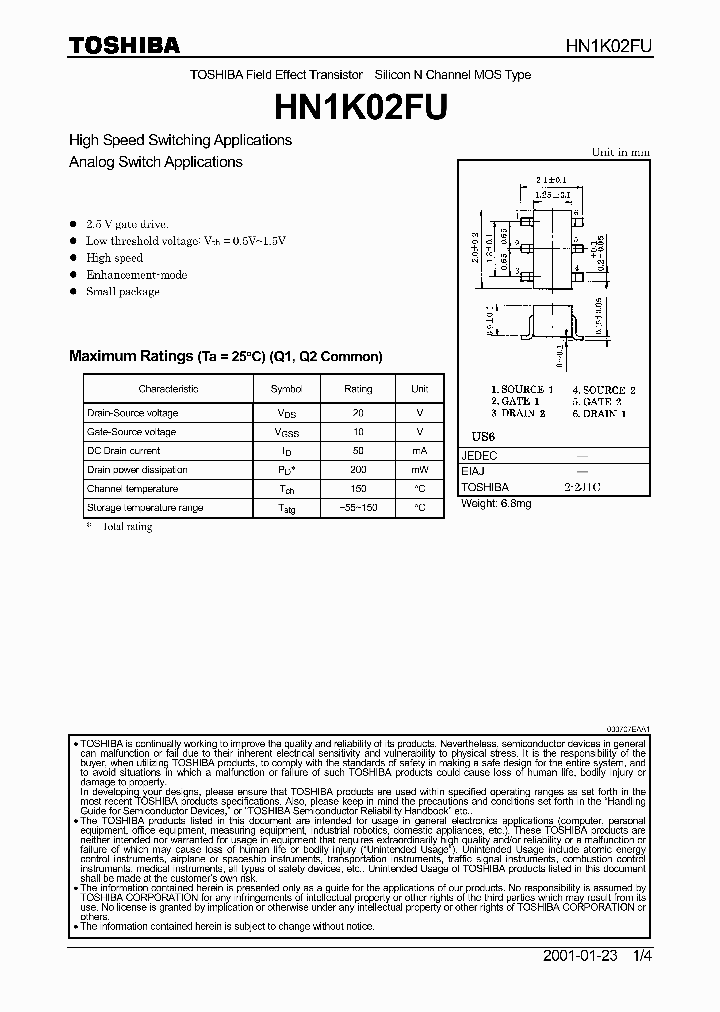 HN1K02FU_398870.PDF Datasheet