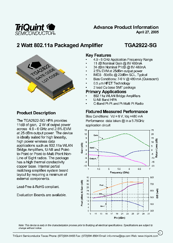 TGA2922-SG_412842.PDF Datasheet