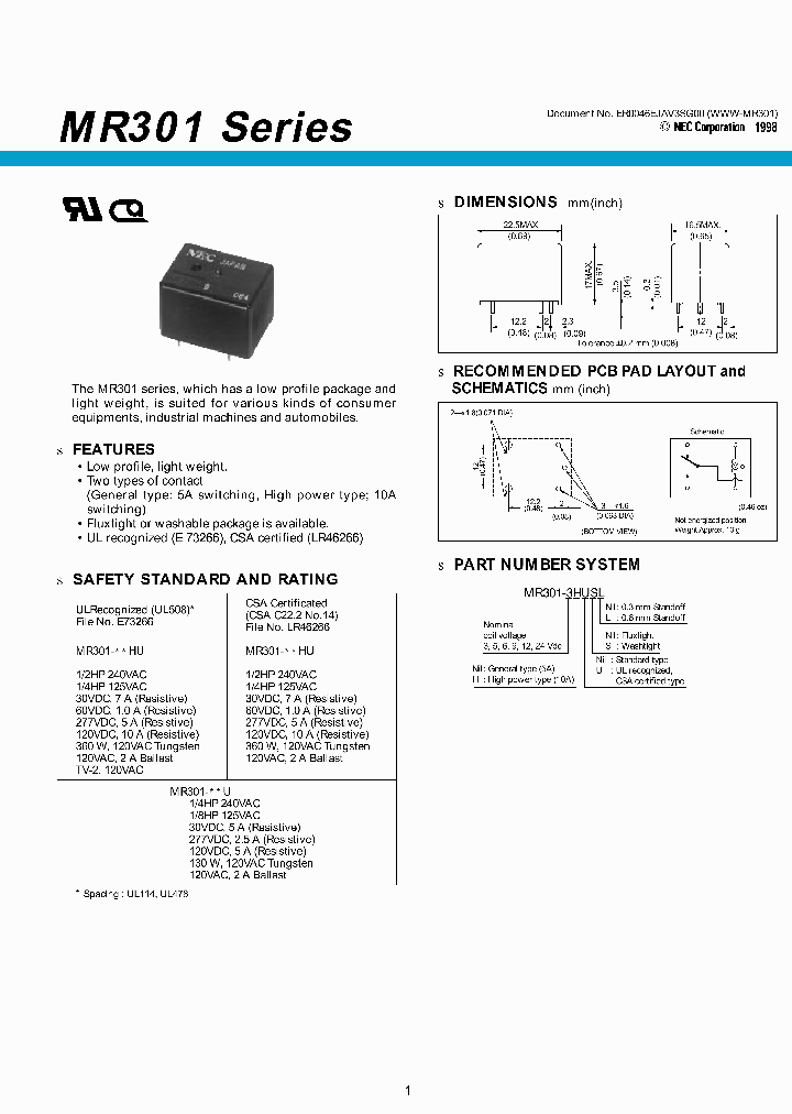 MR301-5UL_413823.PDF Datasheet
