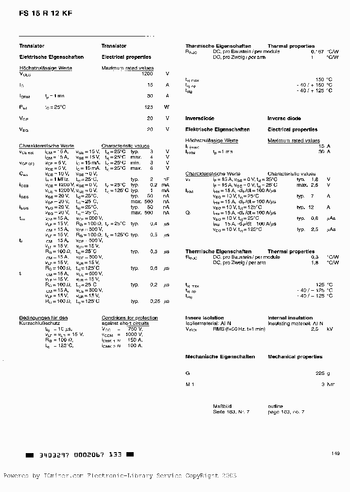 FS15R12KF_418355.PDF Datasheet
