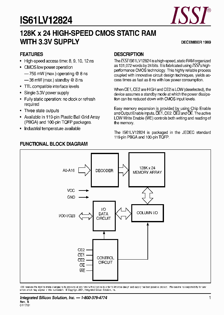 IS61LV12824-9TQI_419030.PDF Datasheet