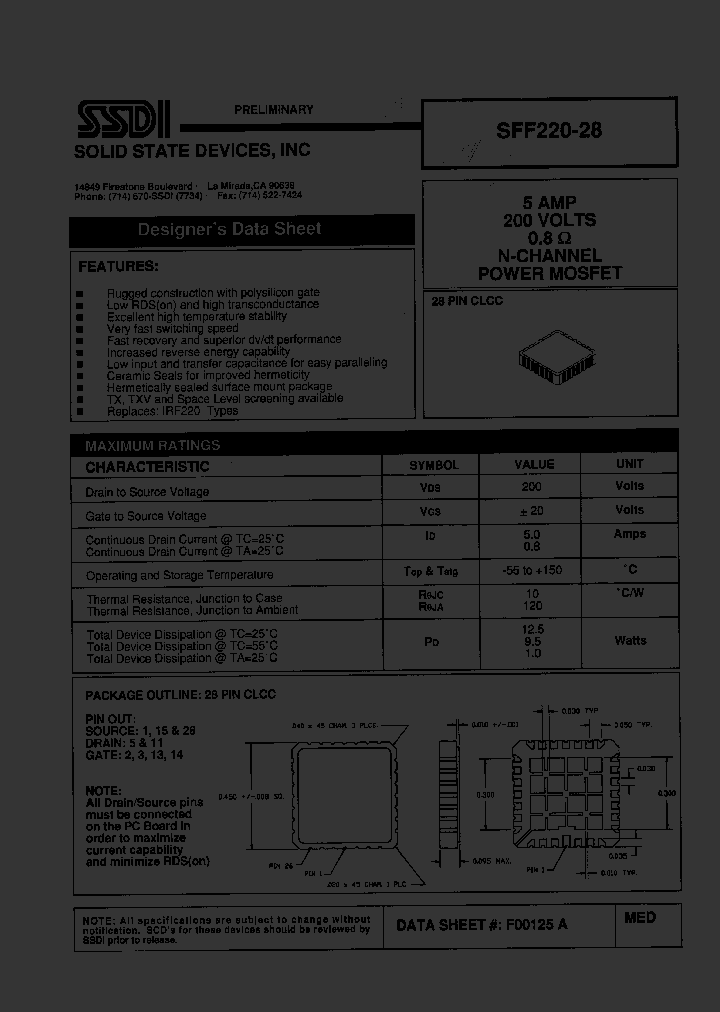 SFF220-28_423949.PDF Datasheet