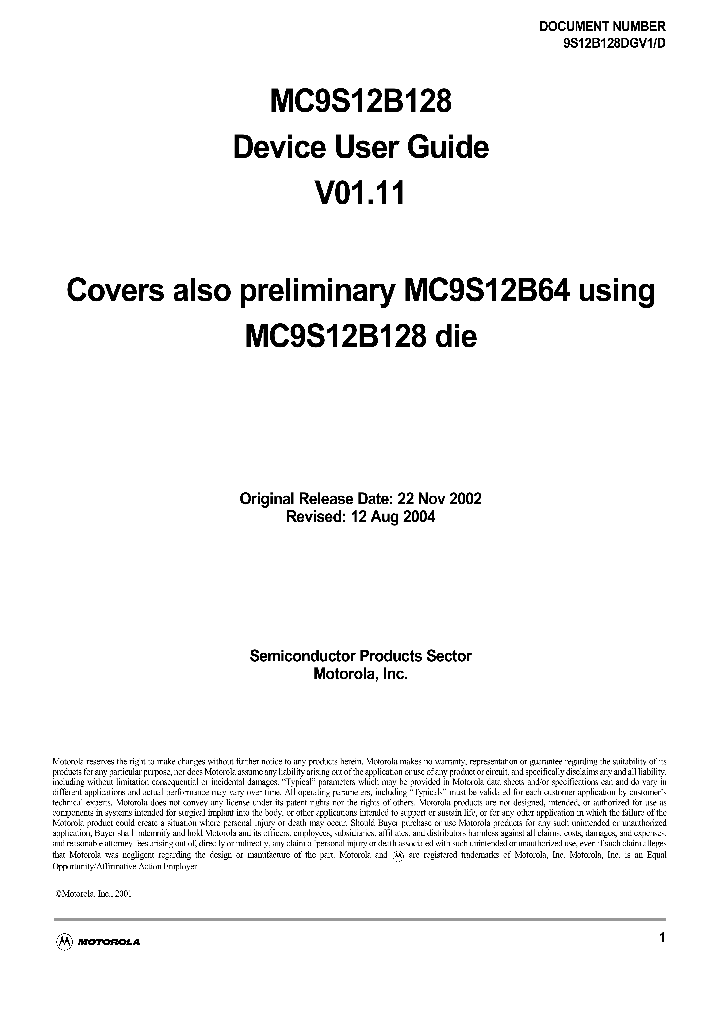 9S12B128DGV1_430327.PDF Datasheet