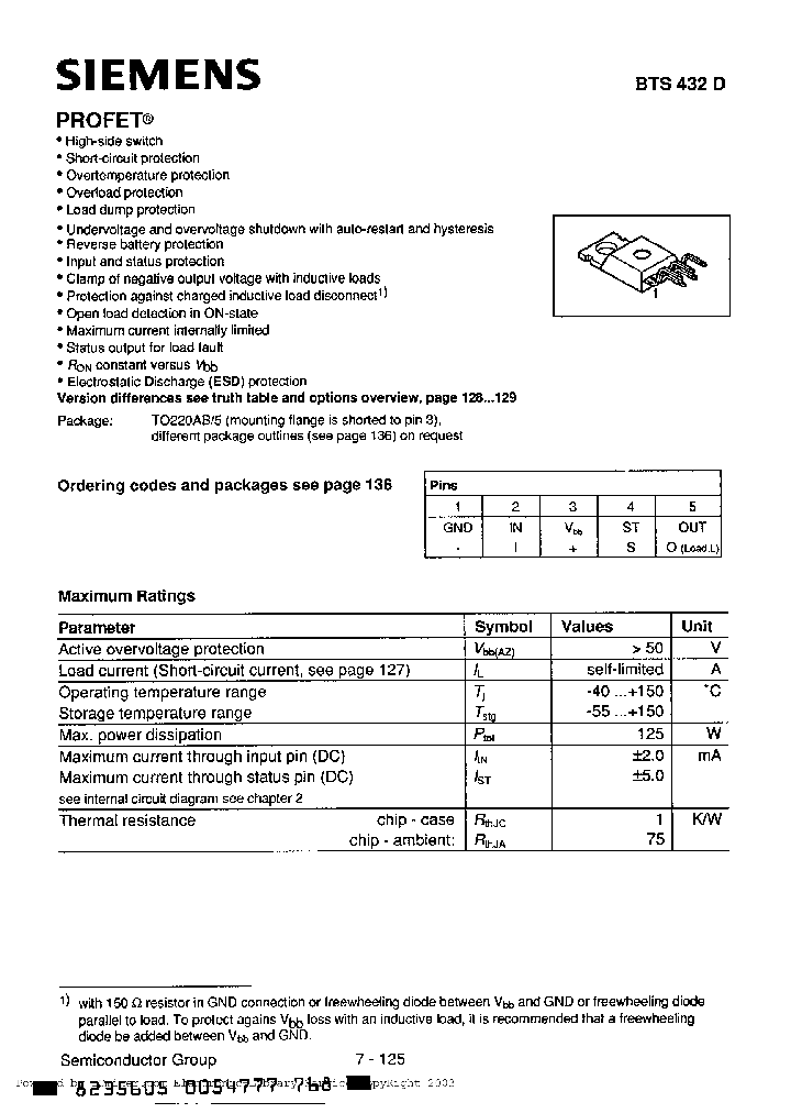 BTS432DE3040_437746.PDF Datasheet