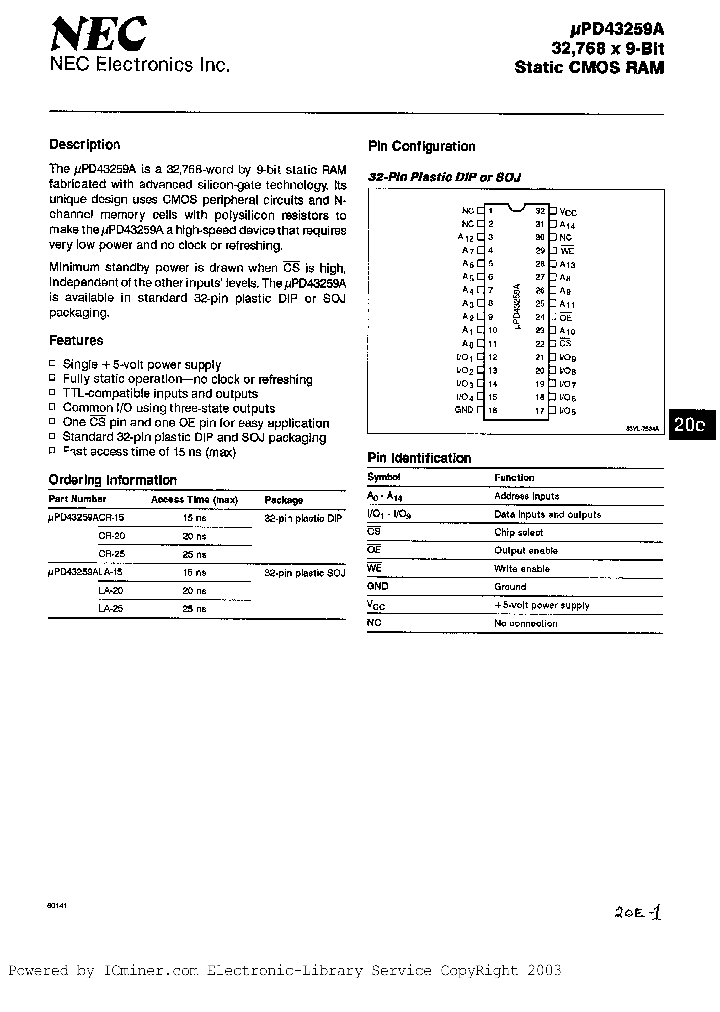 UPD43259ALA-25_441033.PDF Datasheet