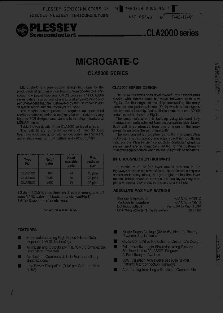 CLA-SER_442408.PDF Datasheet