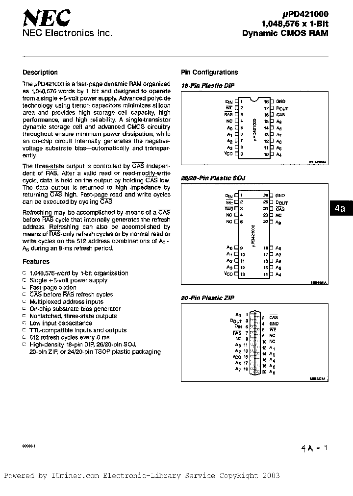 UPD421000LA-70_441490.PDF Datasheet