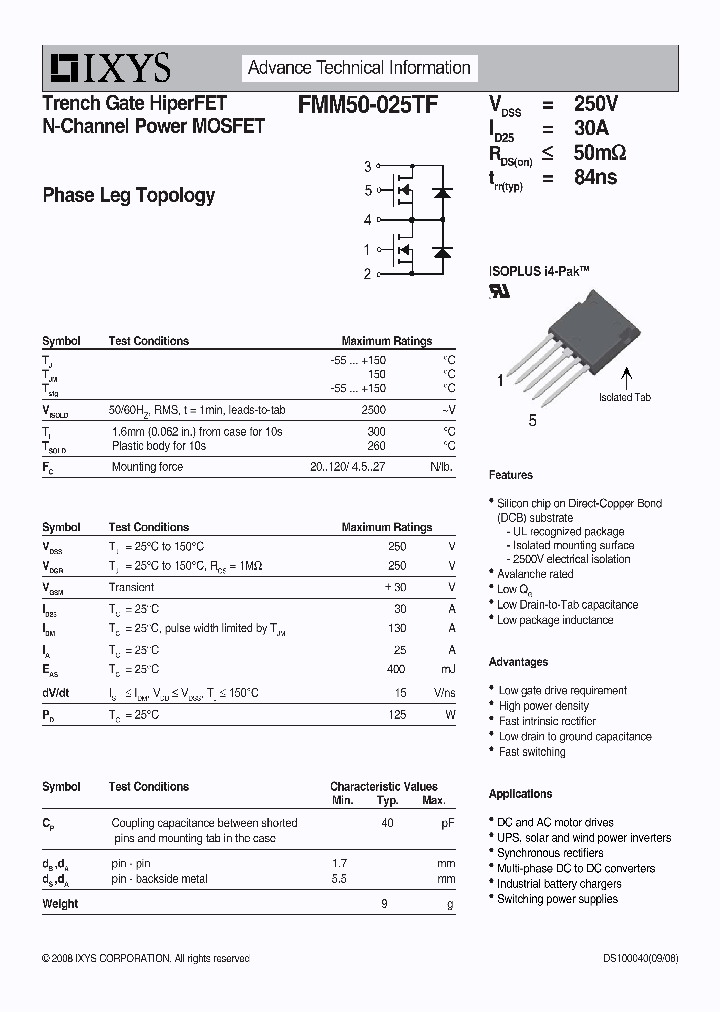 FMM50-025TF_781230.PDF Datasheet