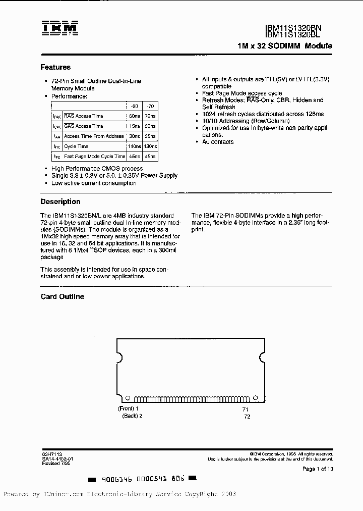 IBM11S1320BLB-70_446860.PDF Datasheet
