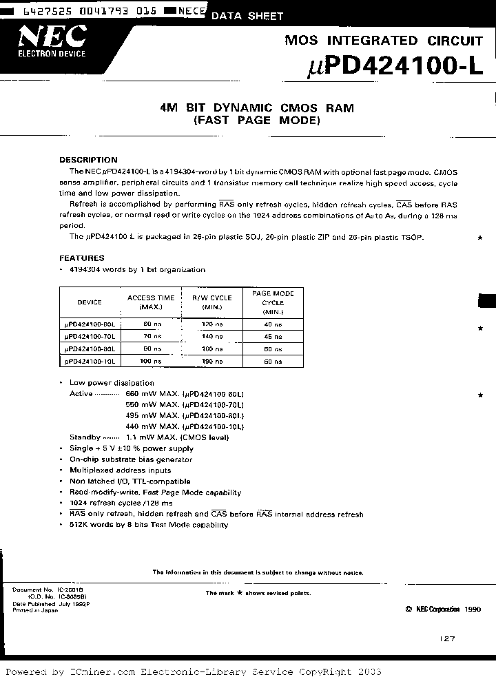 UPD424100LB-70L_446855.PDF Datasheet
