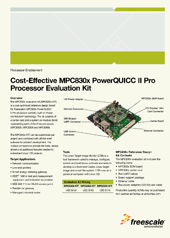 MPC8309-KIT_451148.PDF Datasheet