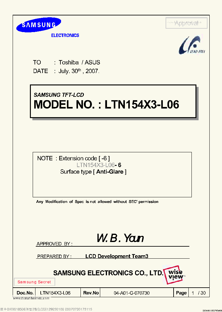 LTN154X3-L06_418428.PDF Datasheet
