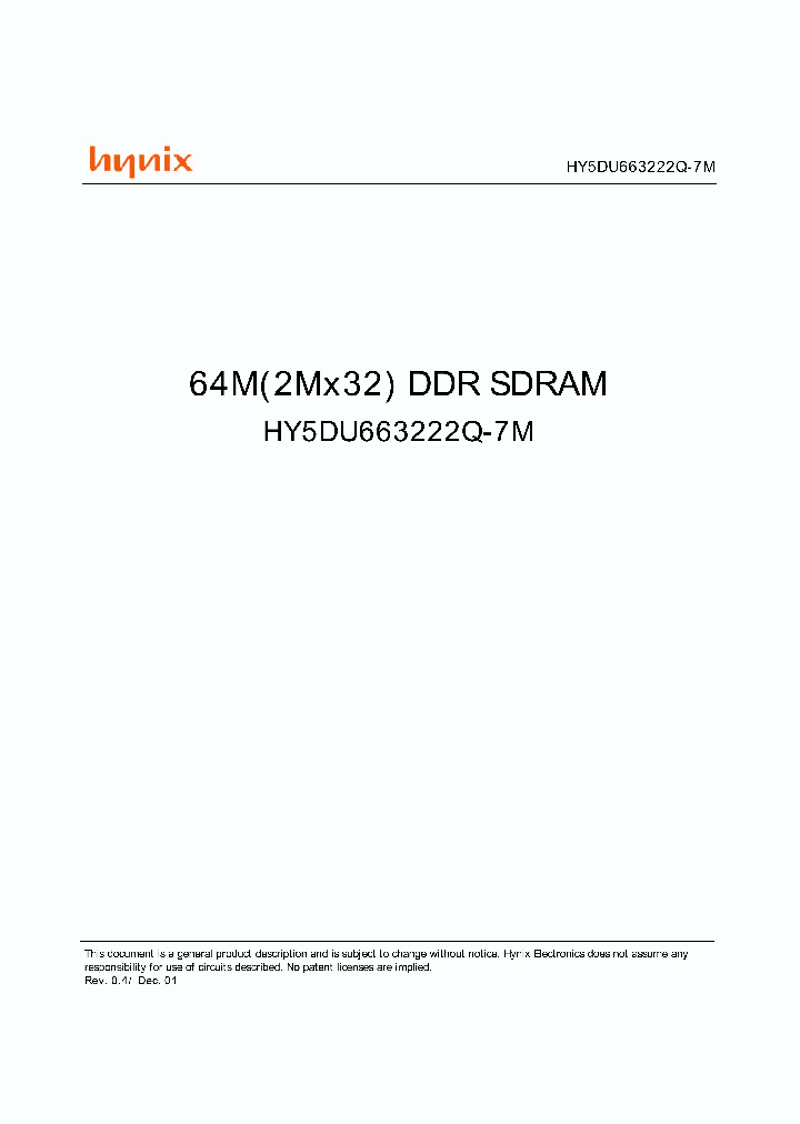 HY5DU663222Q-8_452587.PDF Datasheet