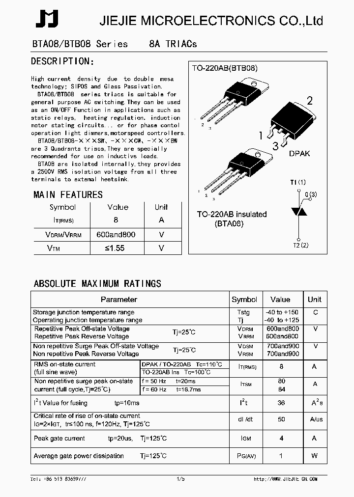BTA08-600B_787118.PDF Datasheet