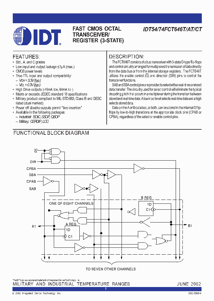 IDT5962-9222305M3A_436600.PDF Datasheet