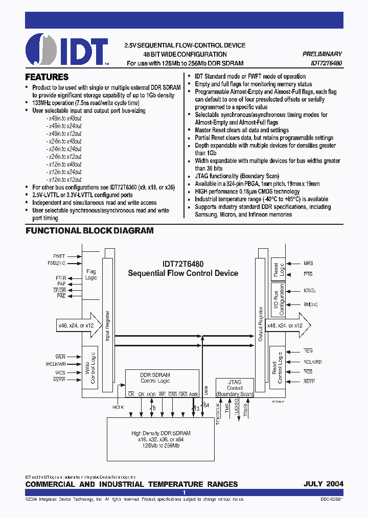 IDT72T6480L7-5BB_439944.PDF Datasheet
