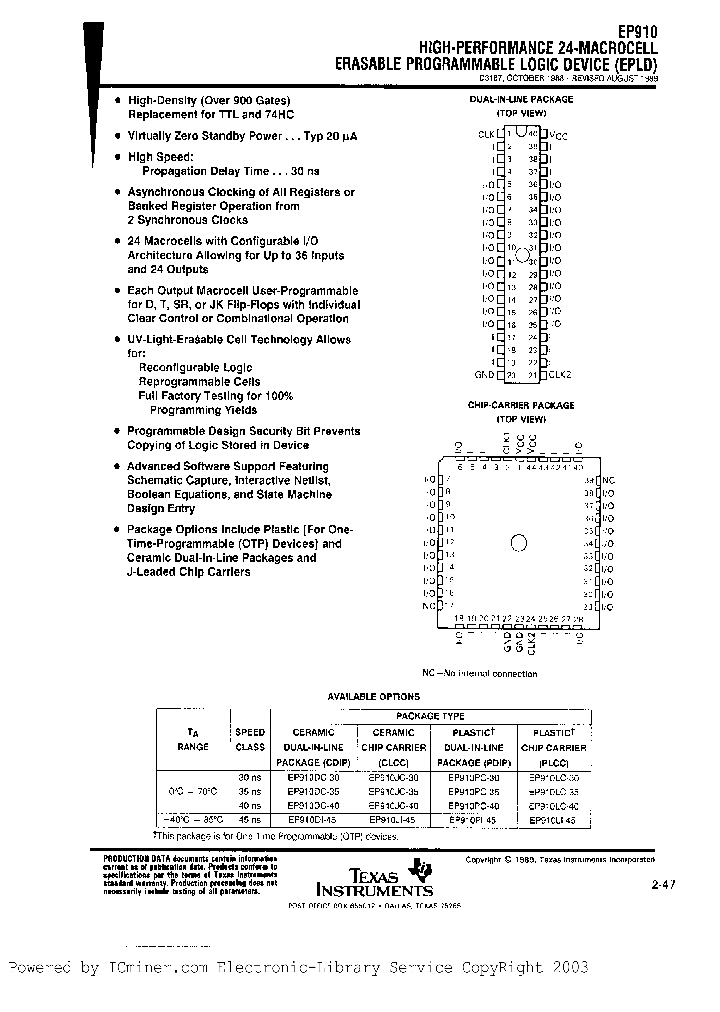 EP910LC-40_454407.PDF Datasheet