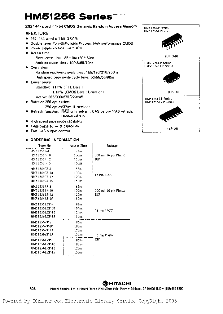 HM51256CP-15_456504.PDF Datasheet