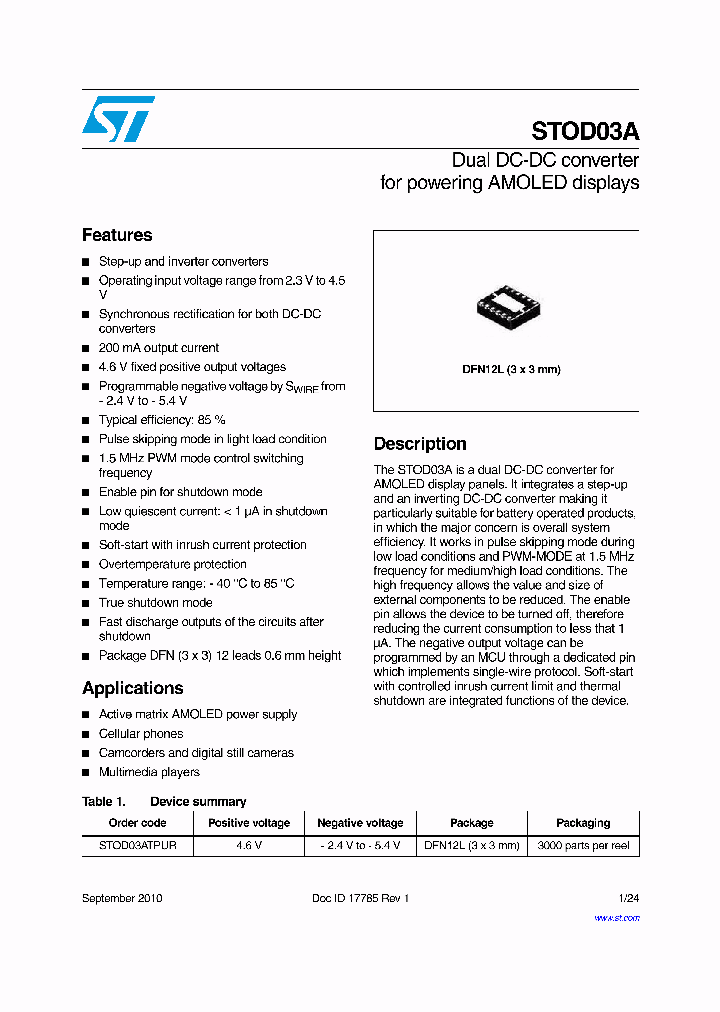 STOD03ATPUR_457995.PDF Datasheet