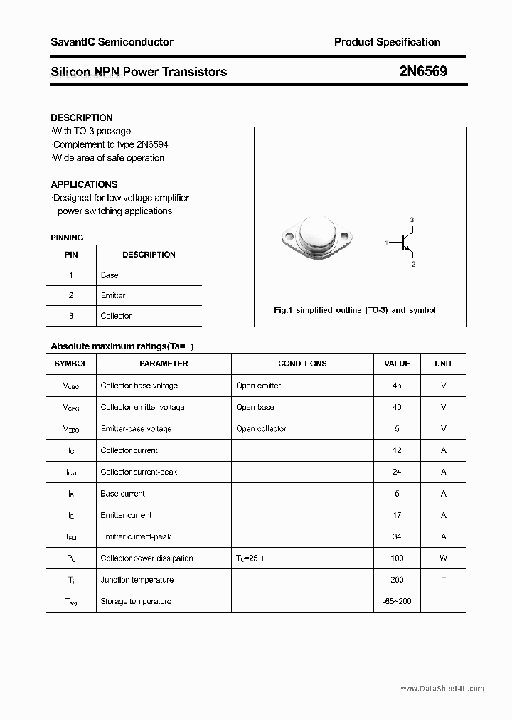 2N6569_419196.PDF Datasheet