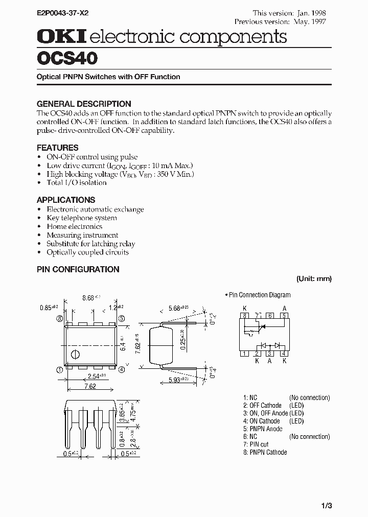 OCS40_458184.PDF Datasheet
