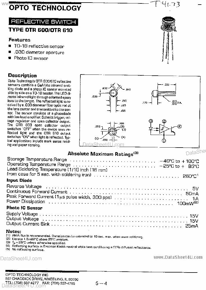 OTR600_419428.PDF Datasheet