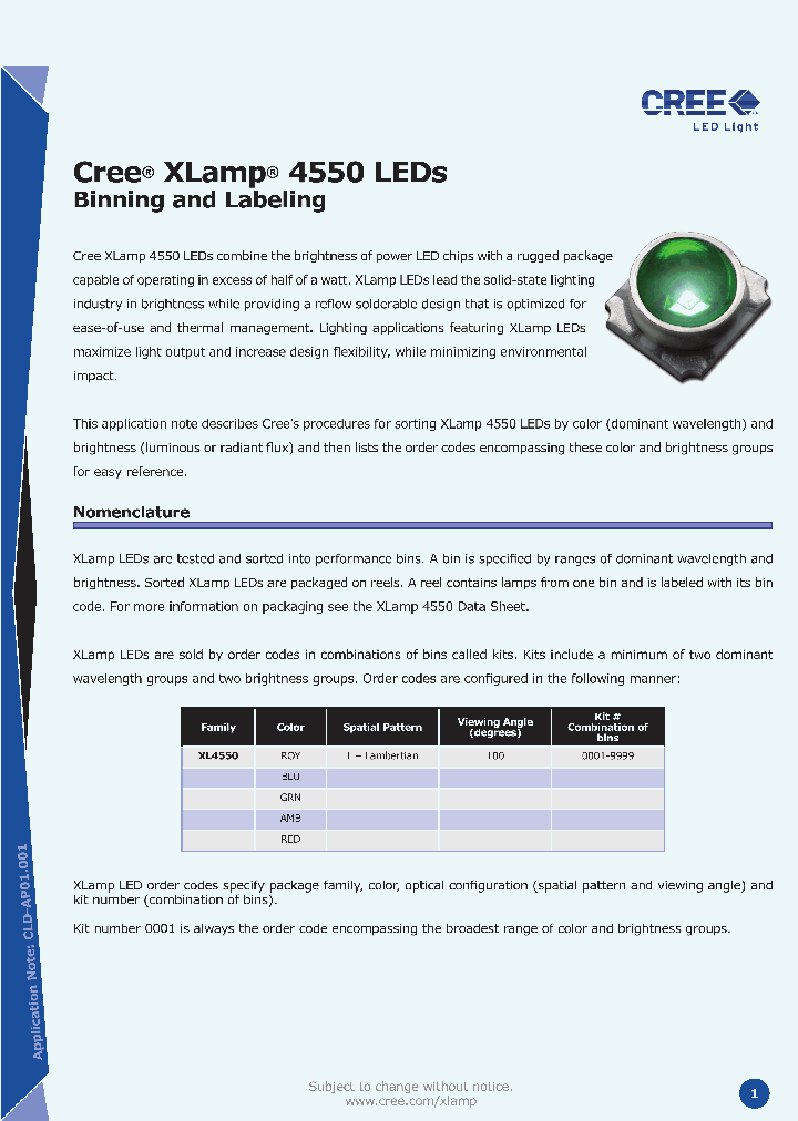 XL4550GRN-XXXX-G4-H-0001_457675.PDF Datasheet
