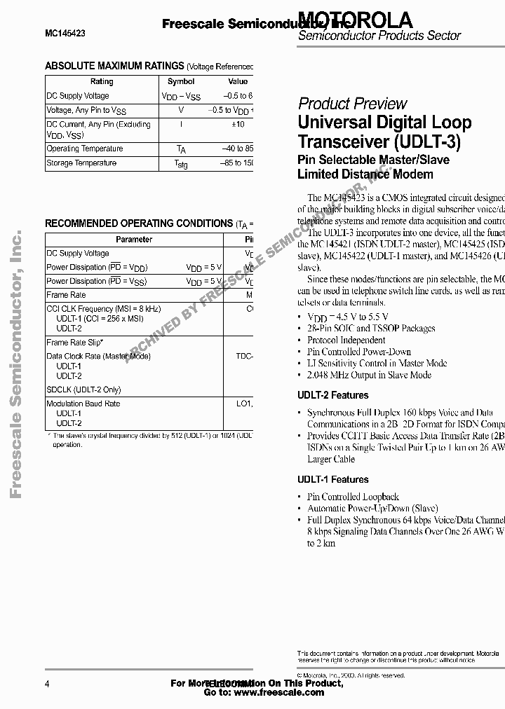 MC145423_440591.PDF Datasheet