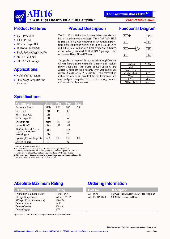 AH116_459557.PDF Datasheet