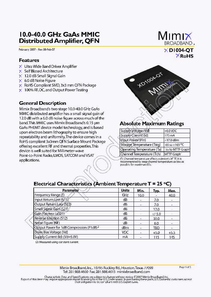 XD1004-QT-EV1_459683.PDF Datasheet