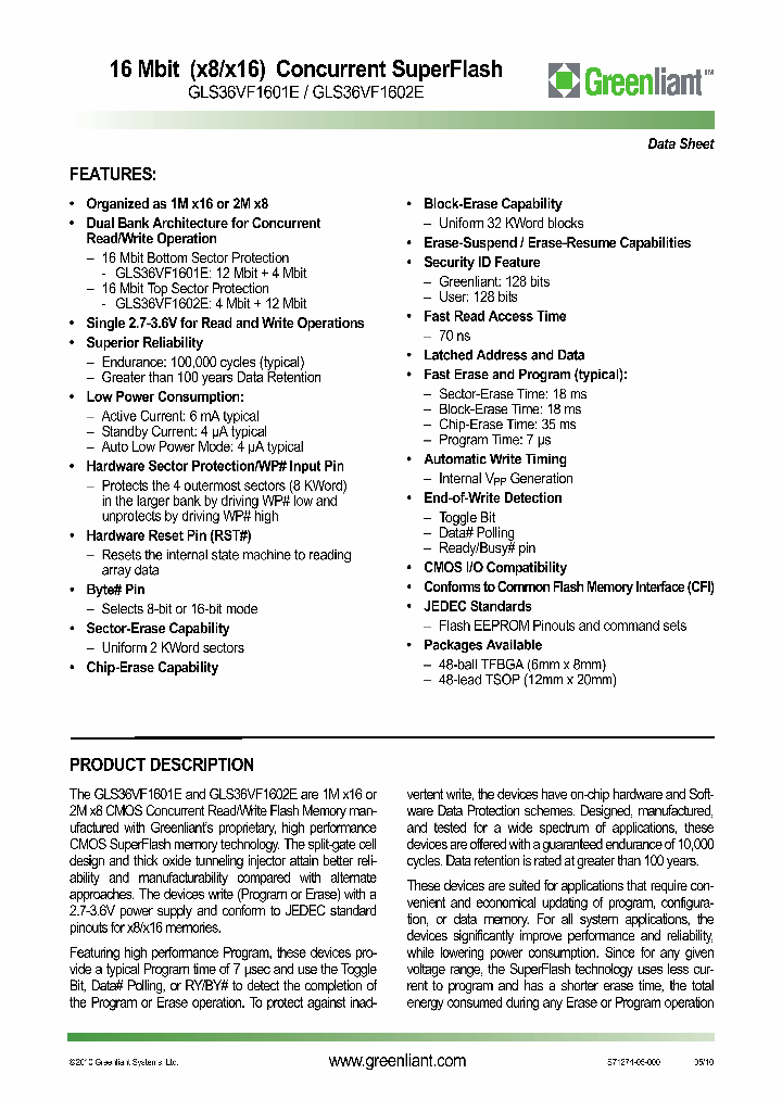GLS36VF1602E-70-4C-EKE_461408.PDF Datasheet