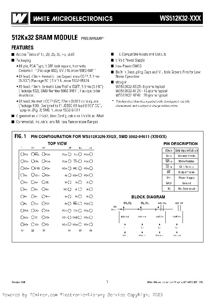 WS512K32F-55G4I_464122.PDF Datasheet