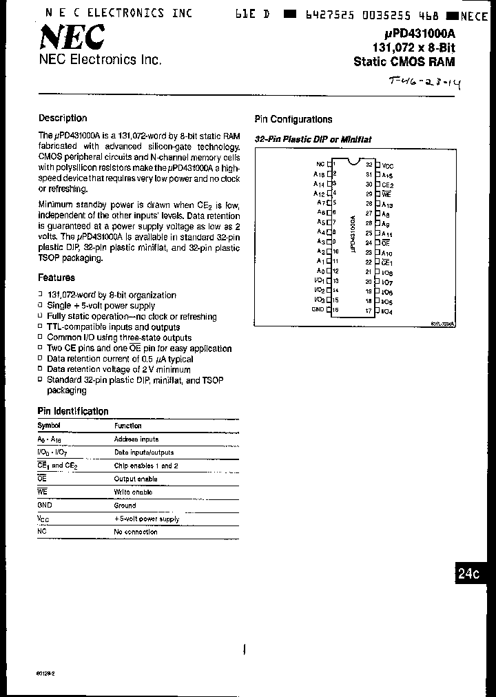 UPD431000AGZ-85LL_464424.PDF Datasheet