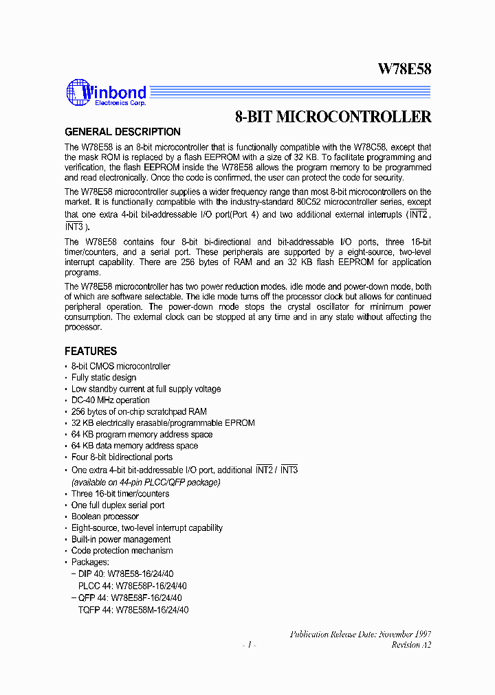 W78E58P-16_798132.PDF Datasheet