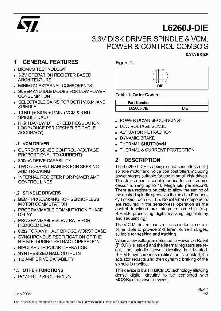 L6260J-DIE_449167.PDF Datasheet