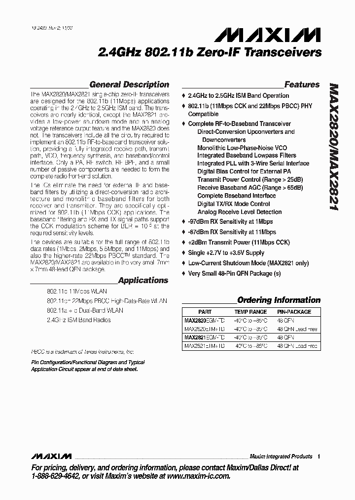 MAX2820EGM-TD_472915.PDF Datasheet