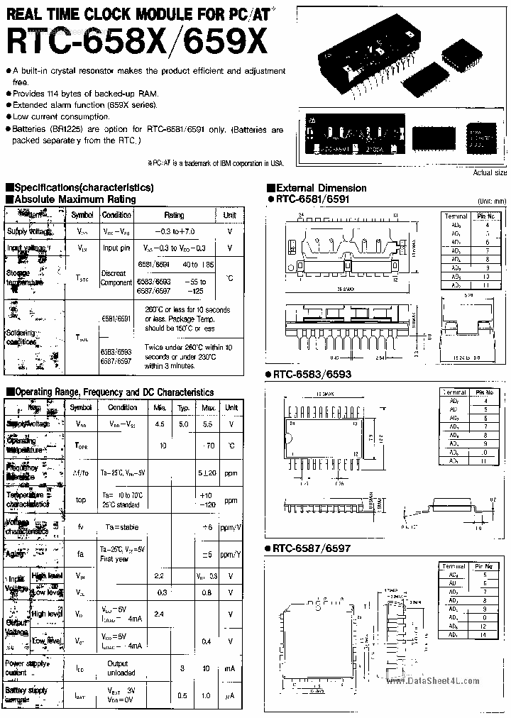 RTC6581_422172.PDF Datasheet