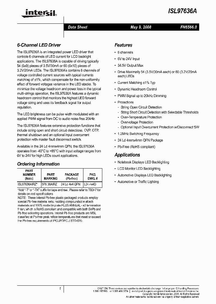 ISL97636AIRZ_799665.PDF Datasheet