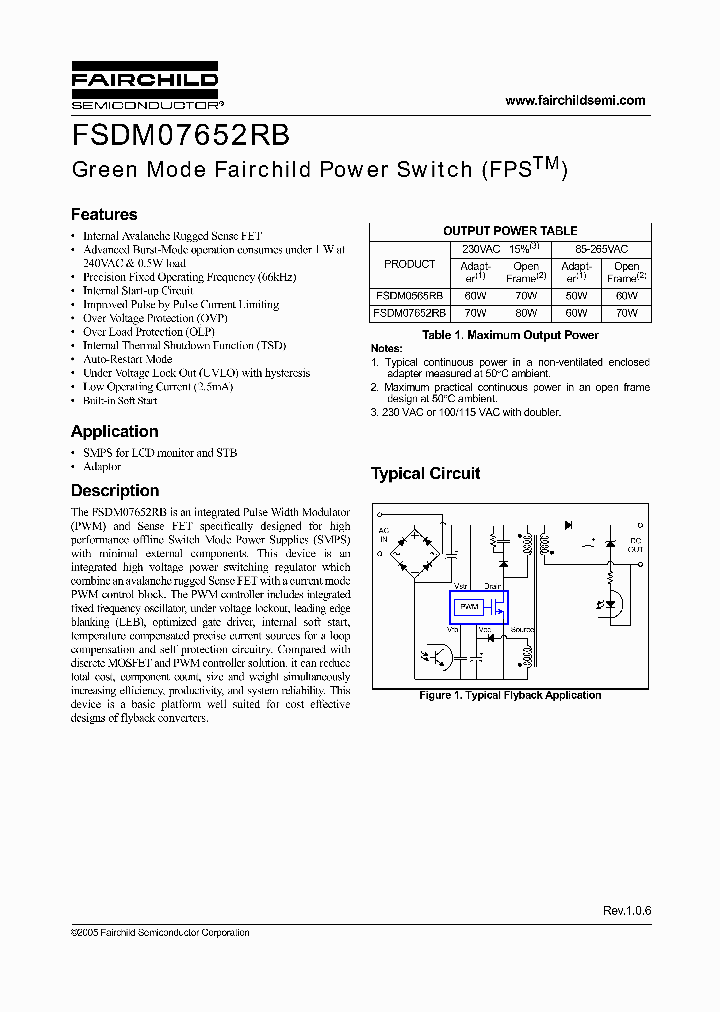 FSDM07652RB_451123.PDF Datasheet