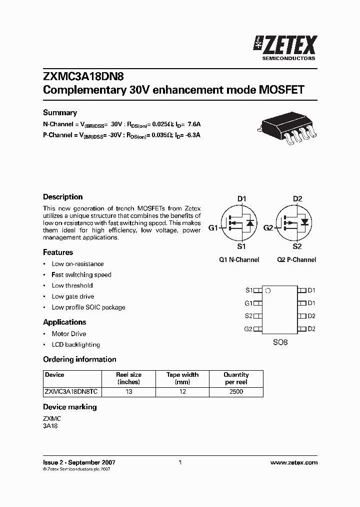 ZXMC3A18DN8_802691.PDF Datasheet