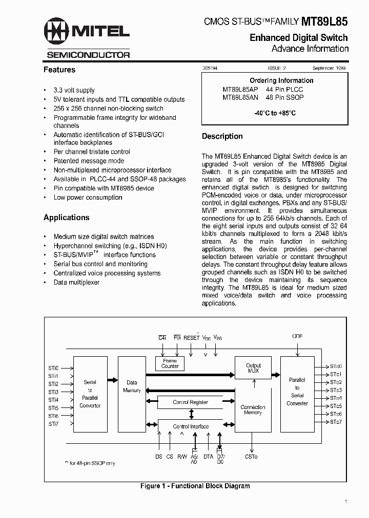 MT89L85AP_802810.PDF Datasheet