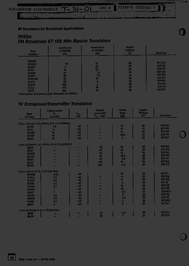BLV37_475271.PDF Datasheet