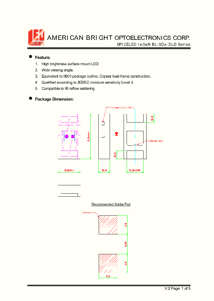BL-SDB-DLD-C10_476582.PDF Datasheet