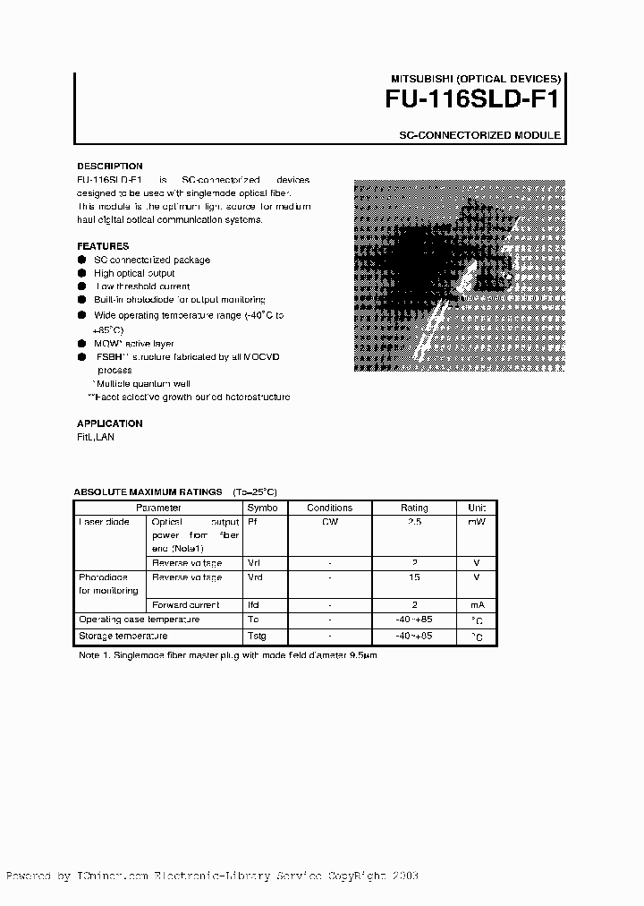 FU116SLD-F1_476596.PDF Datasheet